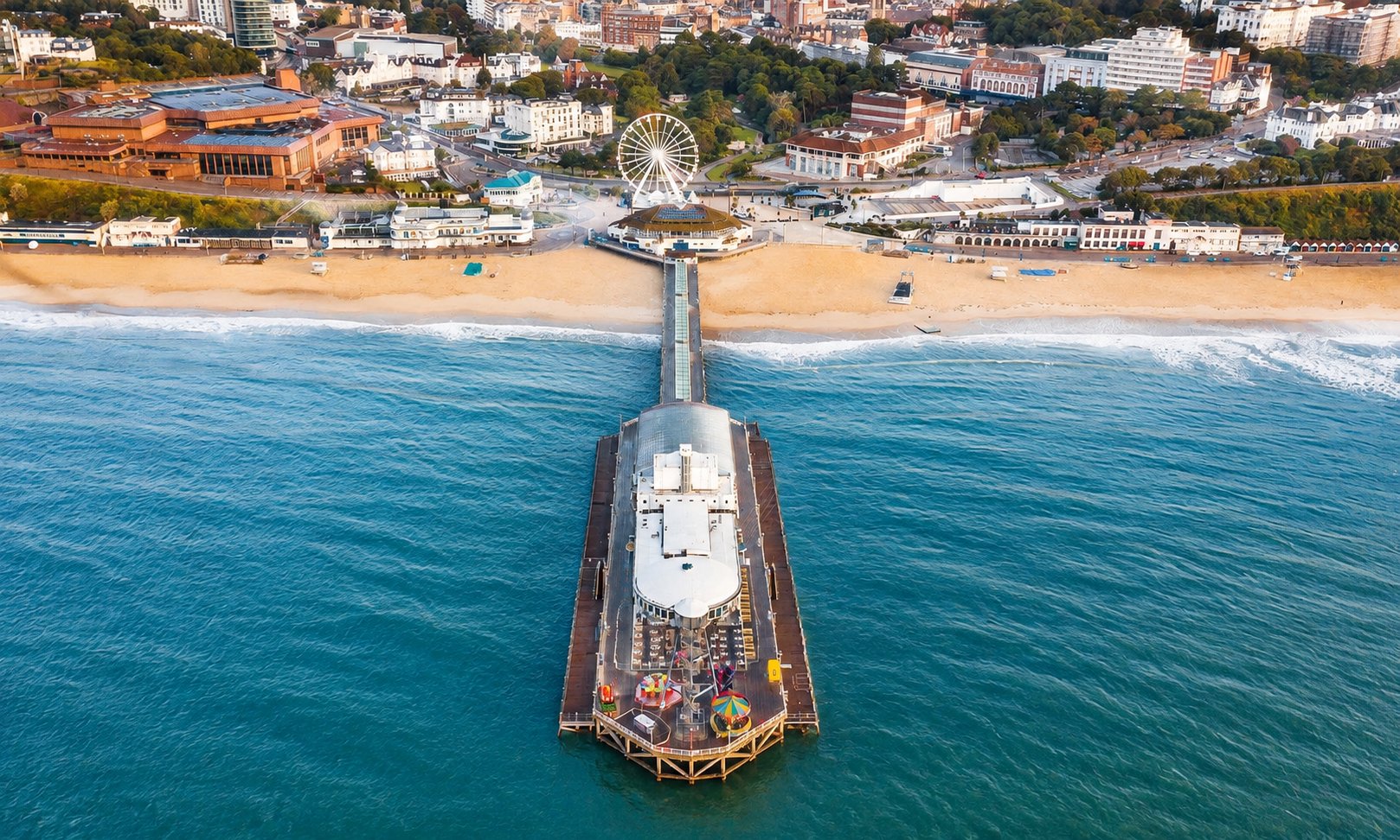 Bournemouth beach and pier